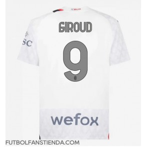 AC Milan Olivier Giroud #9 Segunda Equipación 2023-24 Manga Corta